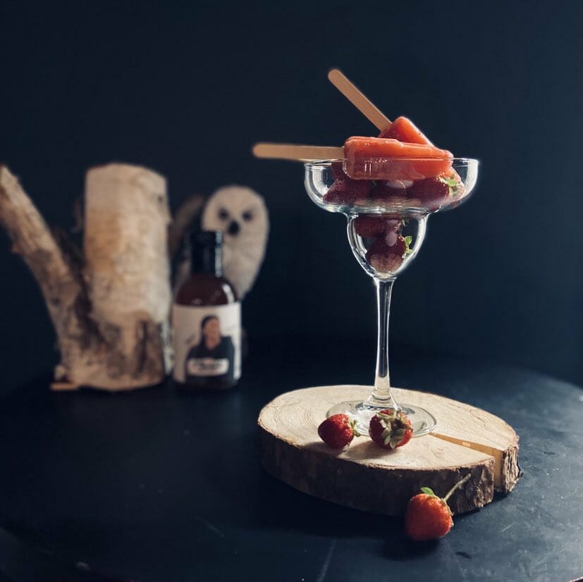 poptail Margarita à la fraise