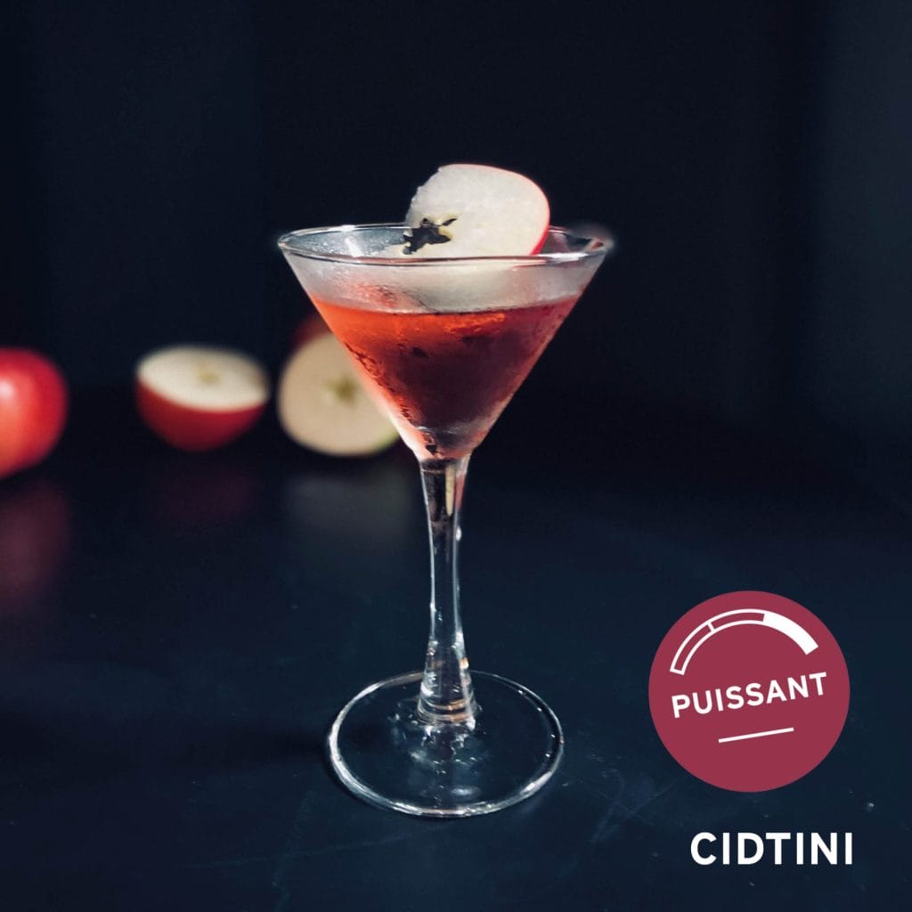 cocktail puissant cidtini