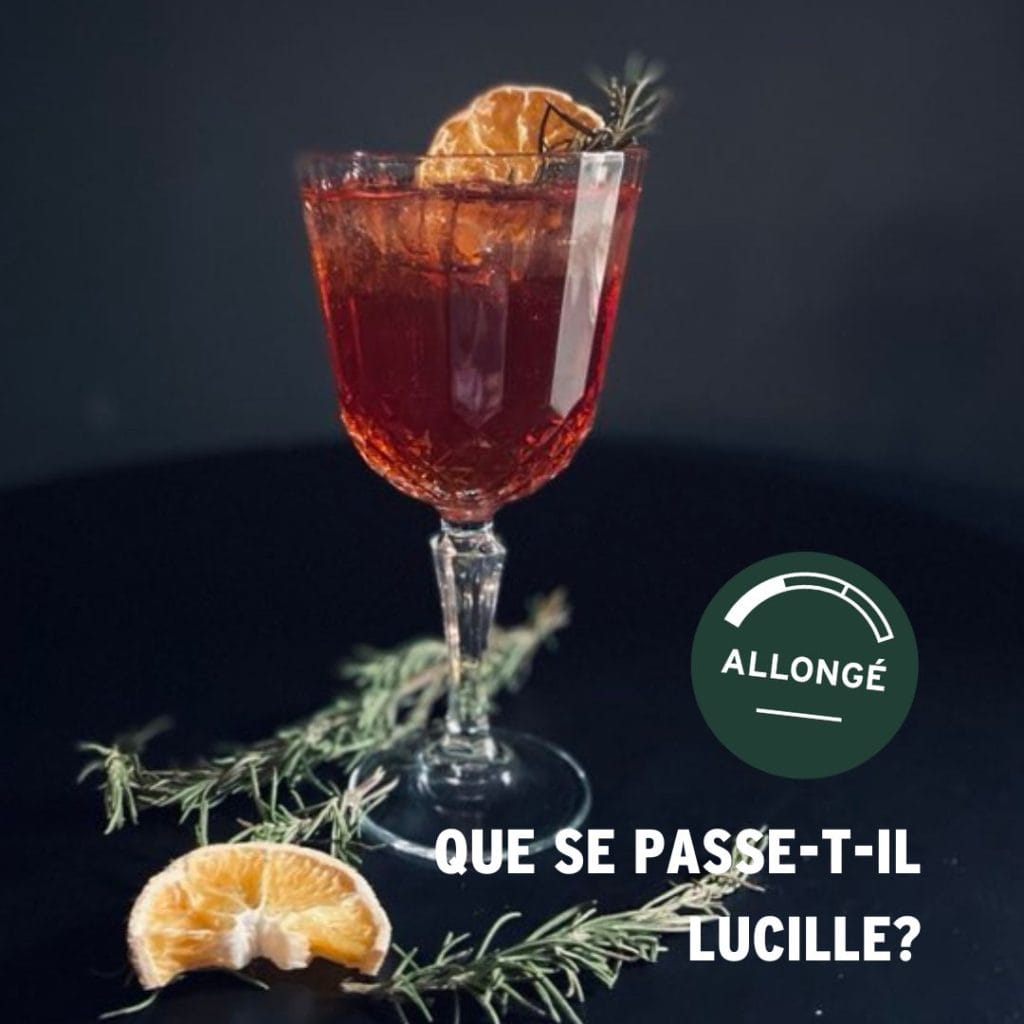 cocktail allongé Que se passe-t-il, Lucille?