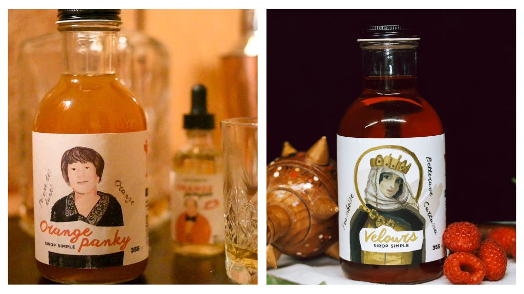 sirops simples Orange panky et sirop simple Velours